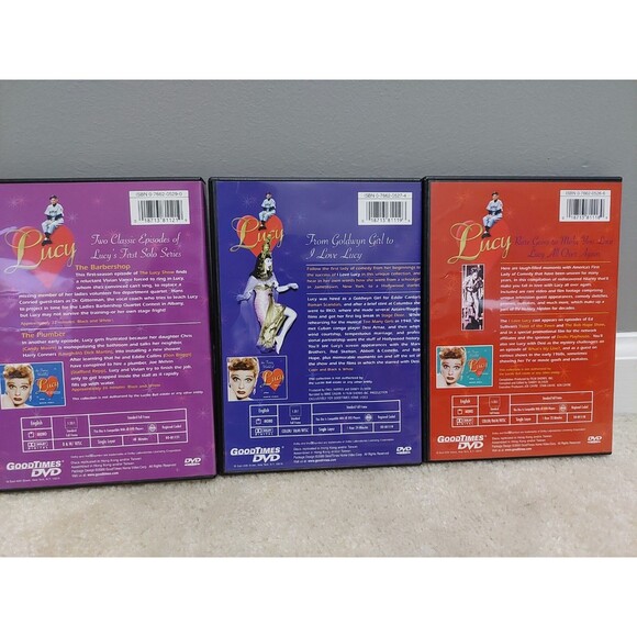 I Love Lucy 3 DVD Lot - Lucy's Lost Episodes, Funny World Of Lucy, Plumber - Picture 2 of 5